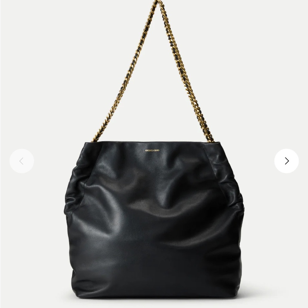 ISO!!!!! Veronica Beard Black Shoulder Bag with Gold Chain